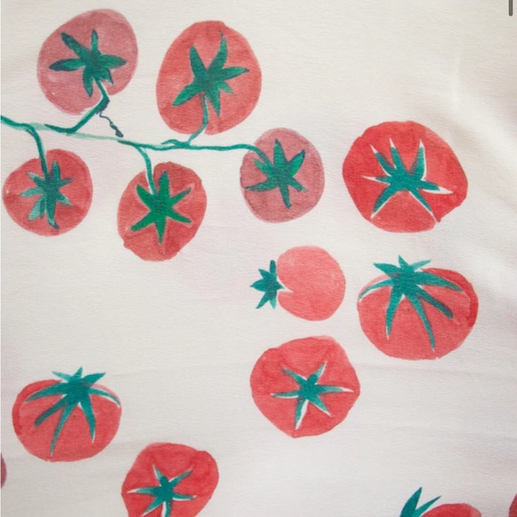 Vrg Grl BRIE MIDI ROMA tomato skirt - Picture 7 of 7